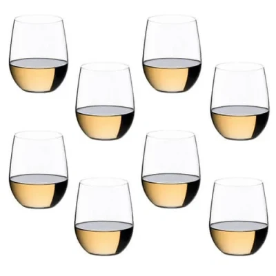 Image of Riedel White Wine Glasses O Viognier / Chardonnay 8 pieces