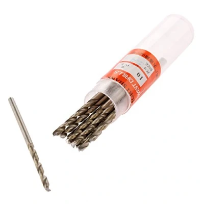 Image of Mtsooning 10 Pcs 2.3mm Micro HSS Twist Drill Bit Straight Shank Electrical Drilling Tool
