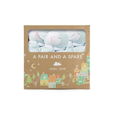 Image of ANGEL DEAR Blue Lamb, Pair and A Spare Blankie Set, Pack of 3