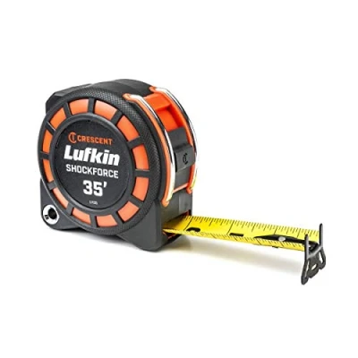 Image of Lufkin 1 3/16&quot; x 35&#039; Shockforce Nite Eye G1 Dual Sided Tape Measure L1135B