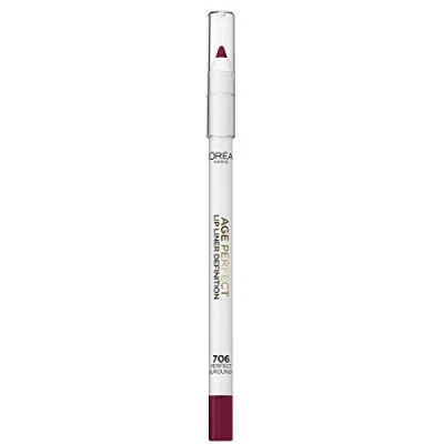 Image of L&#039;oreal Paris Age Perfect Delineador de Lábios Tom, 706 Burgundy
