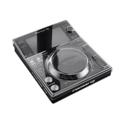 Image of Decksaver Cover for Pioneer DJ XDJ 700 Super Durable Polycarbonate Protective lid in Smoked Clear Colour, Made The UK DJs&#039; Choice Unbeatable Protection