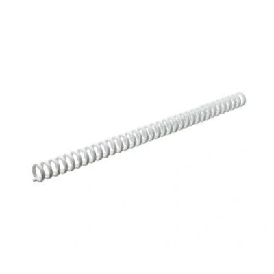 Image of GBC ClickBind Binding Spines, 8 mm, 45 Sheet Capacity, A4, 34 Ring, White, 388002E