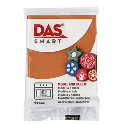 Image of DAS Smart Oven Bake Modelling 56g Clay, Metallic Copper, Ideal for Professionals and Hobbyists