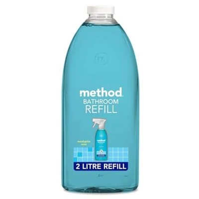 Image of Method Bathroom Cleaner Refill, Eucalyptus Mint, 2 L