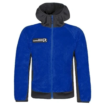 Image of ROCK EXPERIENCE REJC00701 BLIZZARD HOODIE Sweatshirt Unisex 1292 SURF THE WEB+1330 BLUE NIGHTS 140