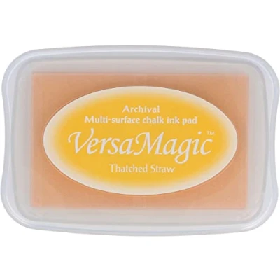 Image of Tsukineko Versamagic Chalk Finish Ink Pad Thatched Straw