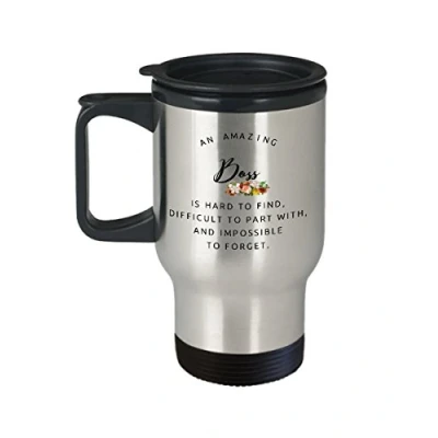Image of MIPOMALL Leaving Gifts for Colleagues Boss Friends Men Women Travel Mugs Cup 14oz an Amazing TM0002