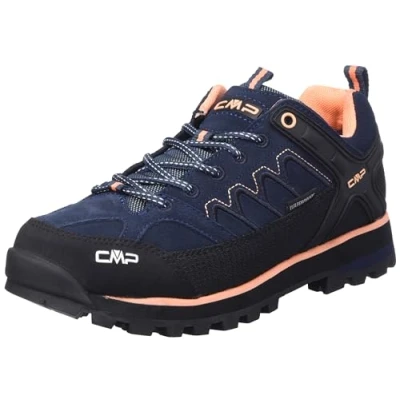 Image of CMP Women&#039;s Moon Low WMN Trekking Shoe WP Hiking, Blue Ink Sunrise, 4 UK