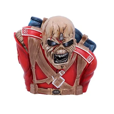 Image of Nemesis Now Officially Licensed Iron Maiden The Trooper Bust Box (Small) Red, 12cm