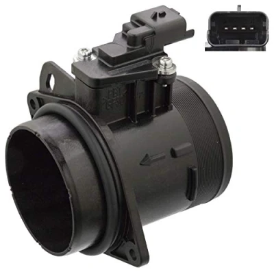 Image of 1920QV Mass air flow sensor FEBI BILSTEIN 105769 with housing seal PEUGEOT: Expert III Van, 308 I SW, 3008 I, CITROËN: C4 Picasso 1, C5 3