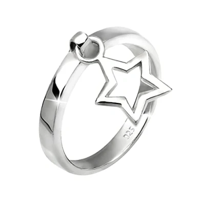 Image of Elli Ring Wrap Solitaire with Zirconia Crystals in 925 Sterling Silver
