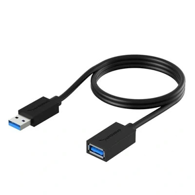 Image of SABRENT USB Extension Cable 90cm, A 3.0 Male to Female, Data Sync Extender Cord 5Gbps High Speed for Charging Cable, Stick, Printer, PS4/5, Hub, External Hard Drive, etc (CB 3030)