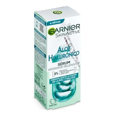 Image of Garnier Hydrating Serum, Hyaluronic Aloe with 3% Glycerin, Acid and Vera