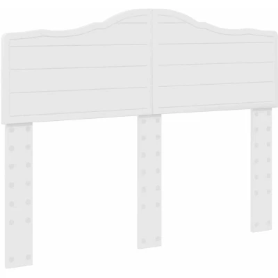 Image of vidaXL Headboard with Gloss White 120 cm Engineered wood