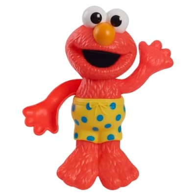 Image of Sesame Street Swim and Splash 7 inch Elmo Wind Up Bath Pool Toy, Kids Toys for Ages 2 by Just Play