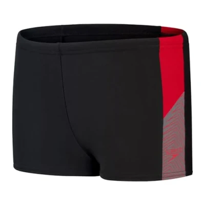 Image of Speedo Boys Boy&#039;s Dive Aquashorts in Black Red Size 13 14Y
