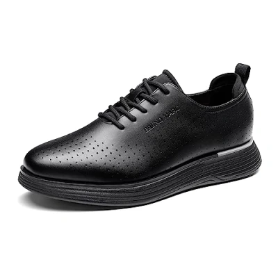 Image of Bruno Marc Men&#039;s VersaEase III Fashion Dress Sneakers Oxfords Classic Casual Shoes,Size 11,Black,SBOX2318M