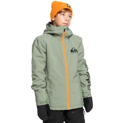 Image of Quiksilver Morton Youth Snowboard jacket for kids, Size: 8y, Sea spray