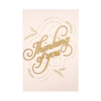 Image of Hallmark Thinking of You Card Signature Collection Design with 3D Effect Attachment