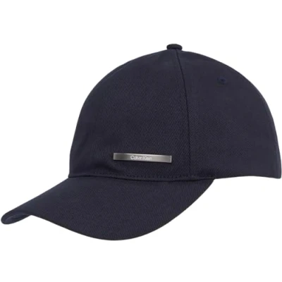 Image of Calvin Klein Men Modern Bar Bb Cap Cap, Blue, One Size