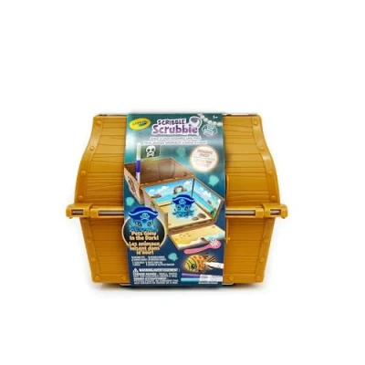 Image of Crayola Scribble Scrubbie Pets Glow Treasure Chest