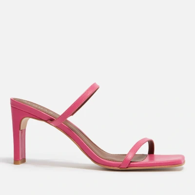 Image of ALOHAS Women&#039;s Cannes Leather Heeled Mules UK 7 7.5