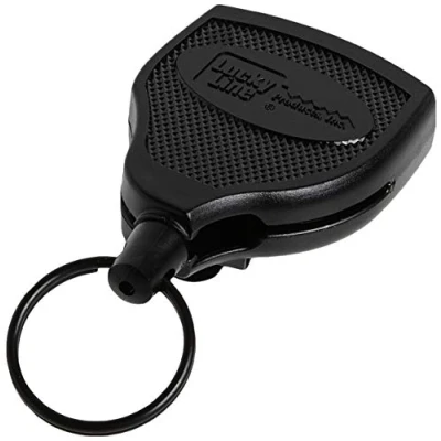 Image of Super 48 Key Bak Retractable Reel, 1 per Card, Black