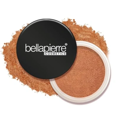 Image of bellapierre Mineral Foundation SPF 15 Loose Powder Vegan &amp; Cruelty Free Natural Makeup Full Coverage Matte Finish Hypoallergenic Oil Talc 9 Grams Acorn