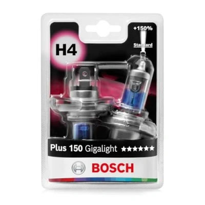 Image of 0050185 Light Bulbs BOSCH 1 987 301 430 H4 12V 60/55W P43t Halogen VOLKSWAGEN: Polo V Hatchback, Fox III MINI: Hatchback