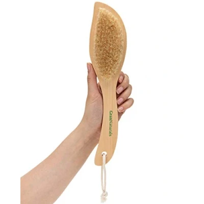 Image of GranNaturals Dry Skin and Body Brush 29 CM Improve Blood Circulation, Exfoliate Skin, Reduce Cellulite