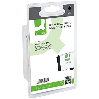 Image of Q Connect Epson 27XL Inkjet Black Cartridge