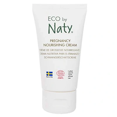 Image of Eco by Naty, Pregnancy Nourishing Cream, 100% Plant Derived Ingredients with 0% Perfume, Hypoallergenic and Dermatologically Tested, 50 ml Tube