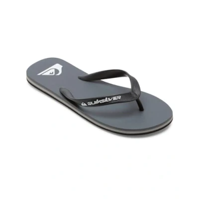 Image of Quiksilver Molokai CORE Tbar sandals, Men&#039;s, Size: 8, Grey Synthetics