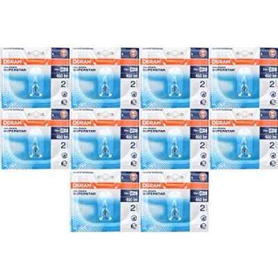 Image of Osram Eco Halogen Light Bulb Plug In Base 33 Watt 40 W 460 Lumen G9 2700 Kelvin Warm White Dimmable Lamp Pack of 10