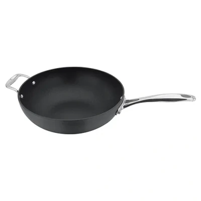 Image of Stellar 6000 Hard Anodised Element 28cm Open Stir Fry Pan