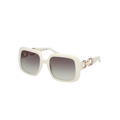 Image of Sunglasses Guess Gu00161 col. 21p Donna Squadrata Bianco