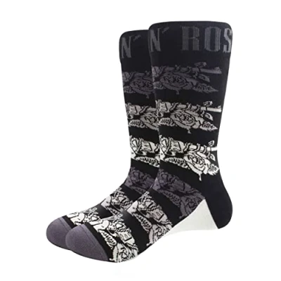 Image of SOCKSHOP Music Collection 1 Pair Guns N&#039; Roses Cotton Socks Pistols One Size