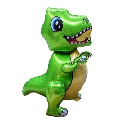 Image of Green T Rex 3D Dinosaur Foil Balloon, 80cm