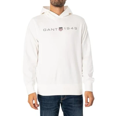Image of GANT Printed Graphic Sweatshirt, Men&#039;s, Size: Small, Eggshell