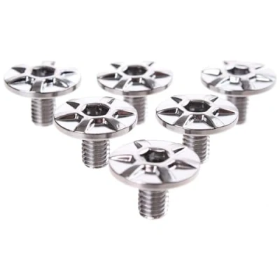 Image of Shimano PD R9100 cleat fixing bolt, M5 x 8 mm, pack of 6