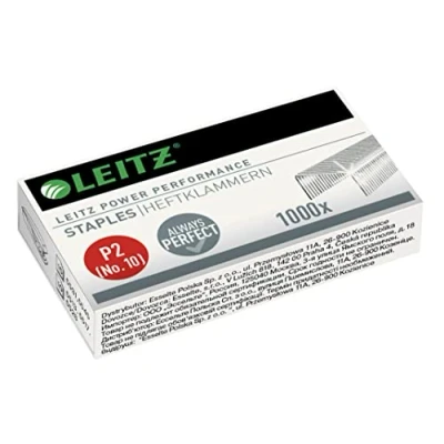 Image of Leitz Staples No. 10 Galvanised Pack of 1000