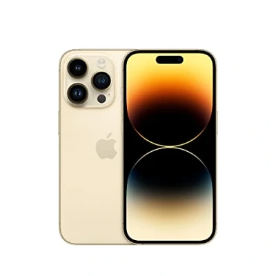 Image of Apple iPhone 14 Pro, 256GB, Gold (Renewed)