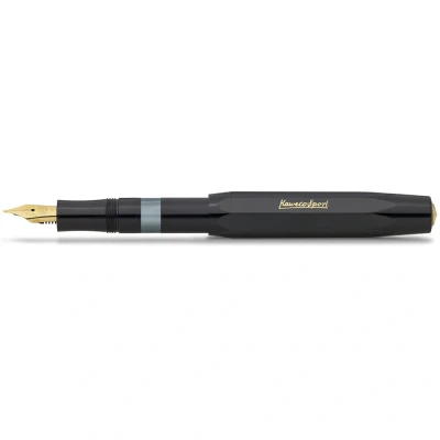 Image of Kaweco Piston Sport Classic Black/Gold FP F