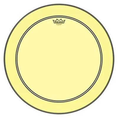 Image of Remo Colortone Powerstroke 3 Clear Drum Head 22 Inches P3 1322 CT YE Yellow