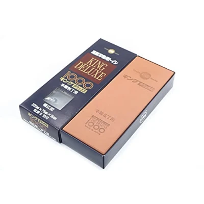 Image of King Wider Japanese Sharpening Stone 1000 Grit #1000 Kitchen Knife Sharpener