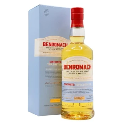 Image of Benromach Contrasts Triple Distilled 2011 10 year old Whisky 70cl 46% ABV