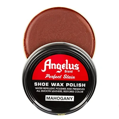 Image of Angelus Shoe Wax Polish Mahogany