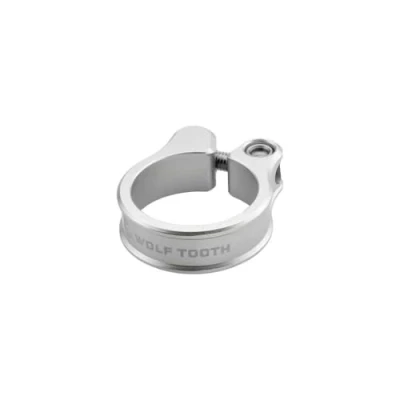 Image of Wolf Tooth Seatpost Clamp 36.4mm Raw Silver