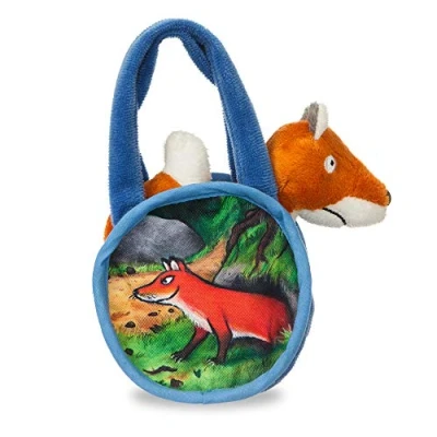 Image of Aurora, Official Merchandise, 61050, The Gruffalo Fox Fancy Pal, Soft Toy, Brown &amp; Blue
